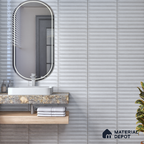 Faux Subway Tile TL 07241 D Crayon 1012 1 ft x 1 ft Ceramic Glossy Finish - 9 mm | 2 mm Spacer is Mandatory | Please Expect a Slight Variation of Pattern